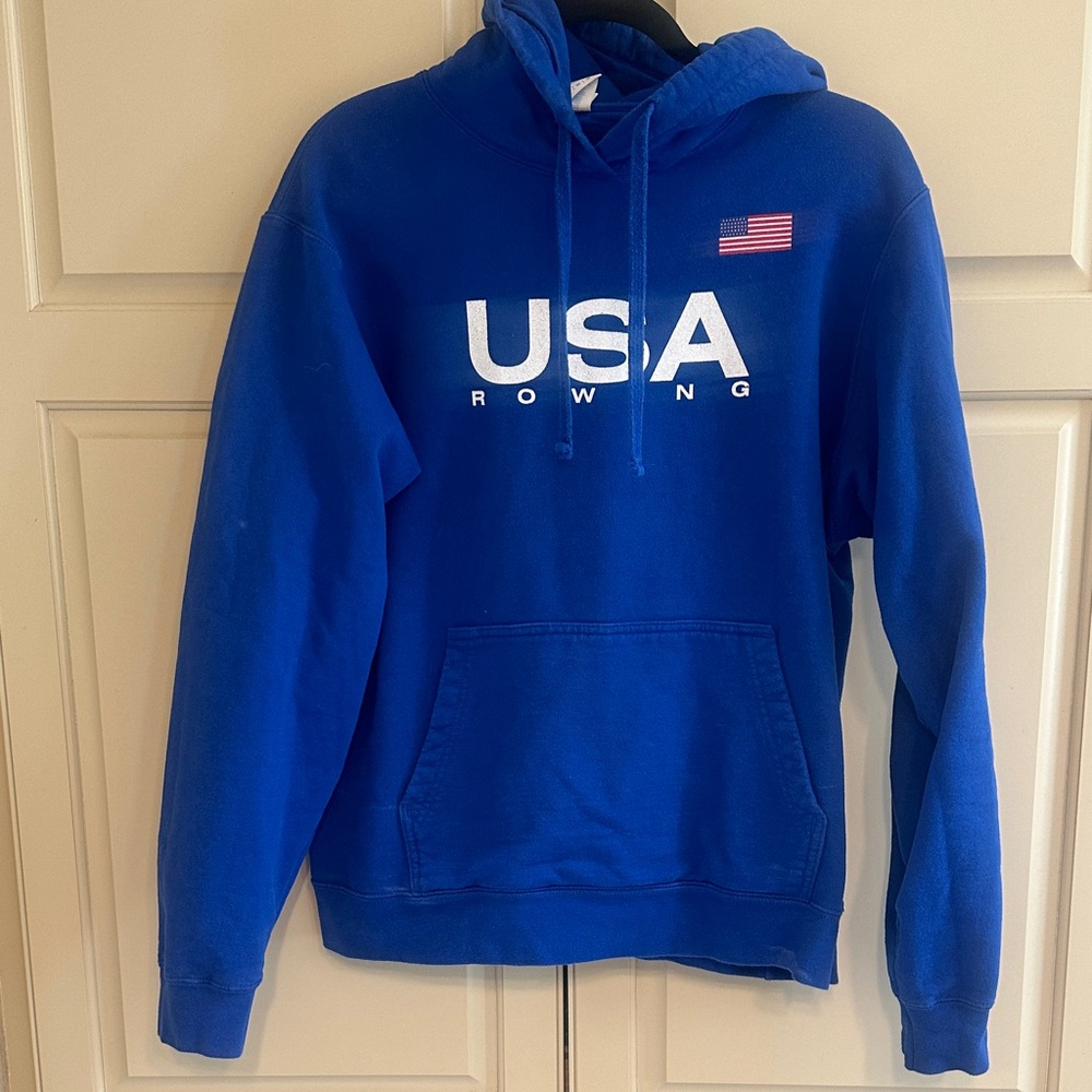 USA Rowing Hoodie with Flag